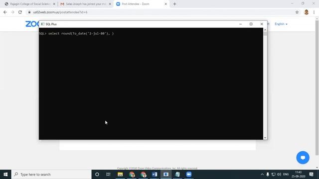 Date Functions in Oracle смотреть онлайн
