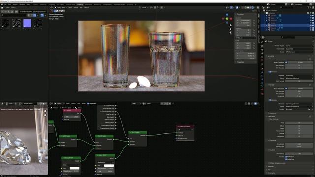 How To Make Realistic Glass With Dispersion In Blender / Blender Glass Tutorial смотреть онлайн