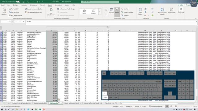 Excel: TEILERGEBNIS() | Modul 1 - 21 | Daten vorbereiten смотреть онлайн