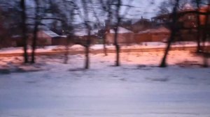 Поездка на электричке от Минеральных Вод до Кисловодска.