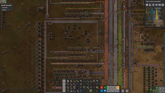 How to play Factorio ~ launch a rocket with "spaghetti" mess #84 [Finale] смотреть онлайн