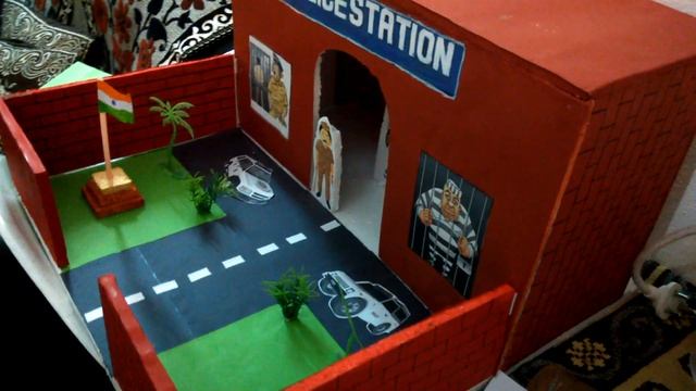 Police station model for school project смотреть онлайн