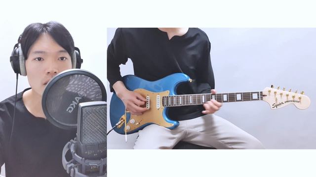 U2 - With Or Without You (Guitar & Vocal Cover) Squier 40th Anniversary Stratocaster Carbon Copy 한국 смотреть онлайн