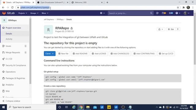 UiPath and GitLab - How to setup UiPath to use GitLab as a code repository смотреть онлайн