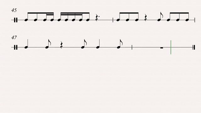 🎵HARD 9/8 rhythm challenge at 88bpm! 🥁🎵 смотреть онлайн