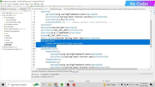 #7 why use spring-boot-starter-parent | Spring Boot Tutorials In Hindi смотреть онлайн
