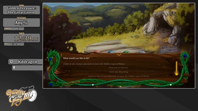 Questing for Glory 3: Golden Treasure: The Great Green Any% by Kddragon смотреть онлайн