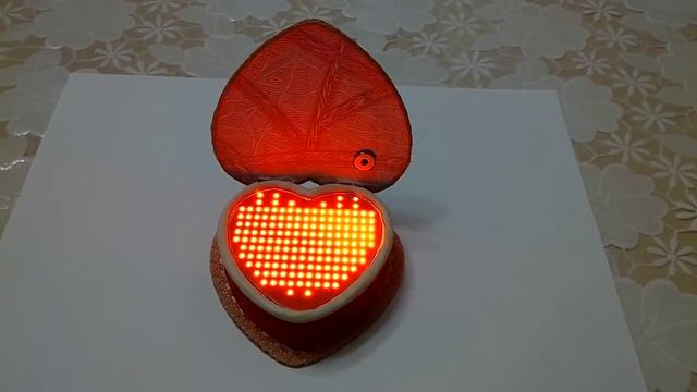 Светодиодное сердце - любимой на 14 февраля! смотреть онлайн