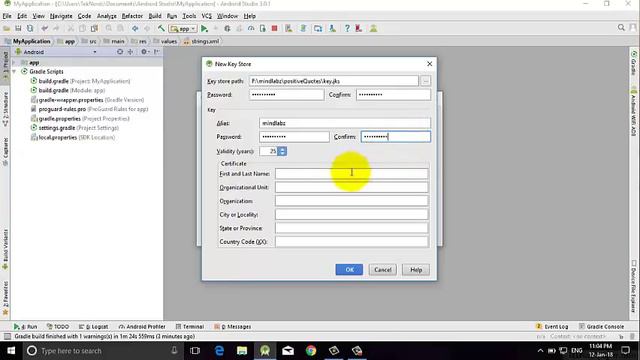 how to generate signed apk using android studio 3.0.1 2018 смотреть онлайн