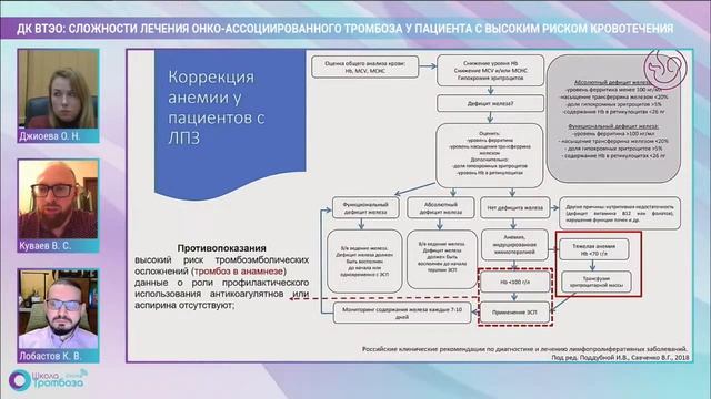 ДК "Лечение онко-ассоциированного тромбоза у пациента с высоким риском кровотечения" (28.01.2021) смотреть онлайн