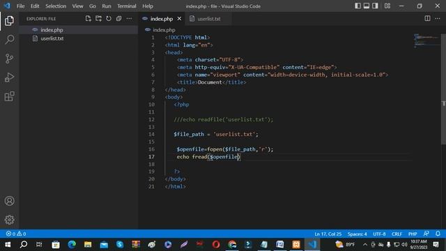 01# File Handling in PHP with example | PHP File Handling || (Create, Open, Read files using PHP) смотреть онлайн