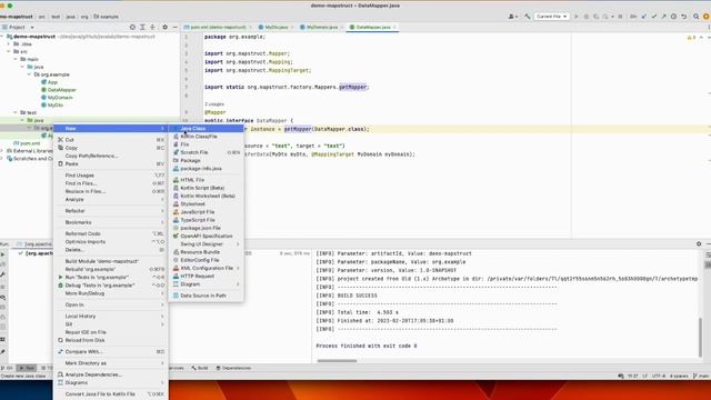 generate Data Mapper using mapstruct смотреть онлайн