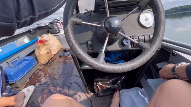 Озерненское водохранилище 2023. Parsun F40 после гарантии, помогло ли??