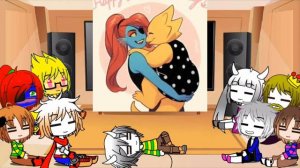 Персонажи андертейл реагируют на свои шипы. Часть 1. /Gacha Klub/