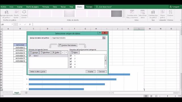 DIAGRAMA DE GANTT EN EXCEL RAPIDO Y FACIL ! смотреть онлайн