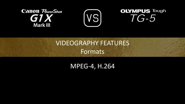 Canon PowerShot G1 X Mark III vs. Olympus Tough TG-5: A Comparison of Specifications смотреть онлайн