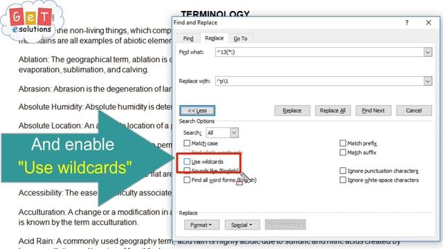 How to Bold all the text coming before a Colon at once in MS Word [Advance find & replace:Wildcard] смотреть онлайн