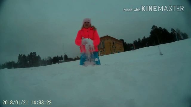 VLOG: Идем на горку. |Разбилась камера?! смотреть онлайн