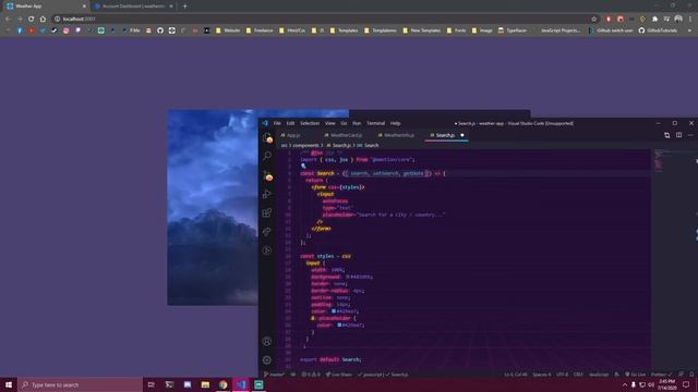Weather App React смотреть онлайн