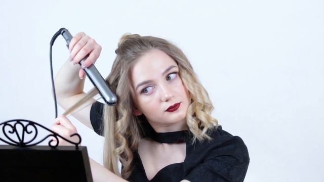 Локоны утюжком на КОРОТКИЕ ВОЛОСЫ #UrbanTribe смотреть онлайн