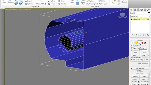 3dsMax уроки на русском 20 Применение (Cap Holes и Merge при импорте) смотреть онлайн