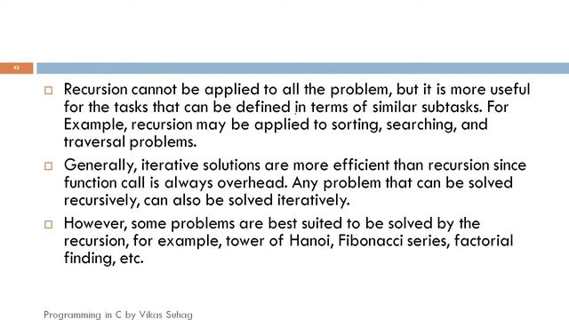 Lecture -16 Function: array as argument, Recursion, Library functions, Macro vs Function смотреть онлайн