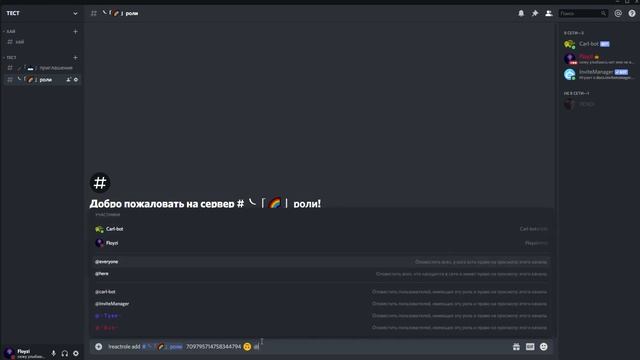 НАСТРОЙКА БОТА Carlbot | DISCORD /// ВИДЕОУРОК