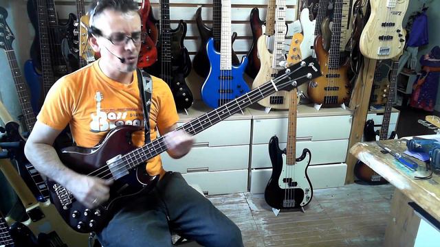 Gibson SG Copy Type: Greco EB50 1986 BASS REVIEW, BASS DEMO смотреть онлайн
