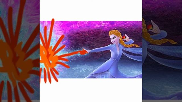 Рисую Огненную Эльзу в приложении Ibis Paint X смотреть онлайн