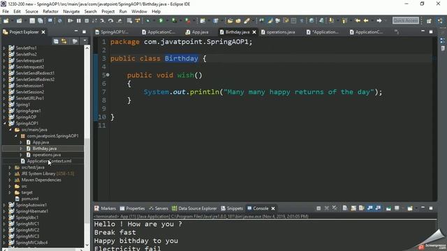 Java Spring AOP 4-11-2019 смотреть онлайн