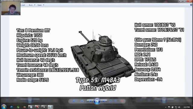 LEAKED! - 9.9 Type 59 - M48A3 Patton Hybrid Stats|| World of Tanks смотреть онлайн