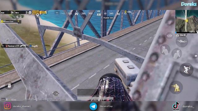 Как Залезть на МОСТ в Pubg Mobile/Мосты на ЭРАНГЕЛЕ в Пубг Мобайл смотреть онлайн