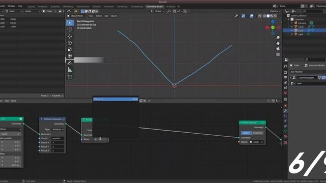 Blender 2.93 Abstract Geometry Nodes Tutorial смотреть онлайн