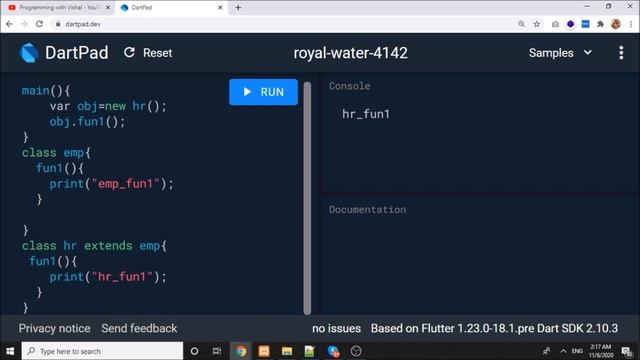 Flutter Mobile App Development | Learn Dart | Part 10 | Polymorphism - Function Overloading смотреть онлайн