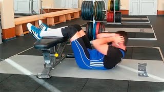 Скручивания лёжа на полу: техника выполнения смотреть онлайн