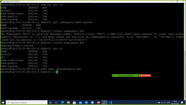 How to Create Namespace, Role Binding and Service Account in Kubernetes смотреть онлайн