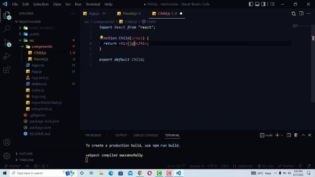 Props | React Js Tutorial For Beginners | #07 смотреть онлайн