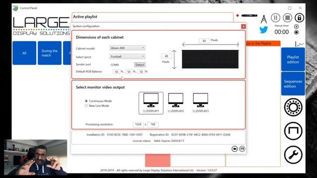 LDSperimetral - Installation - Connection with Novastar senders. смотреть онлайн