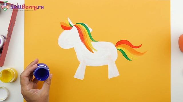 Как нарисовать единорога легко / Уроки рисования для детей / Пошаговое рисование смотреть онлайн