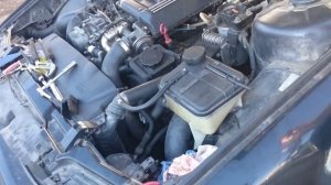 BMW E38, запуск после гидроудара.
