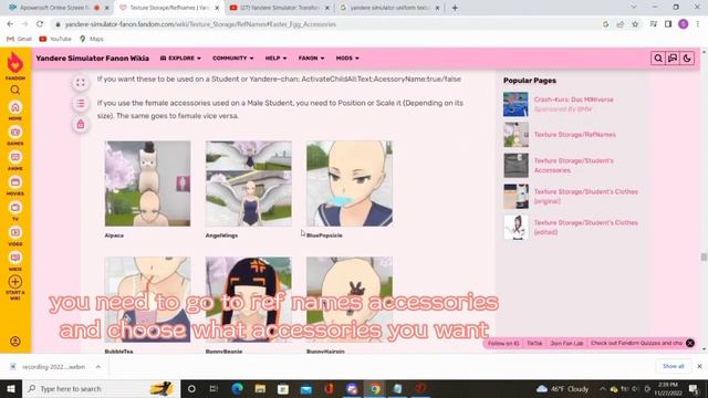 How to edit a student with posemode||Yandere Simulator posemode|| (read desc) смотреть онлайн