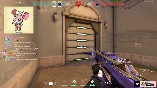 PRX JINGGG PLAYS OMEN DESTROYING RADIANTS - ACE MVP смотреть онлайн