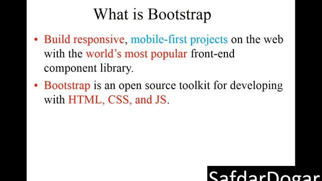 Introduction to Bootstrap 4| Part 1 - Bootstrap 4 Tutorial in Urdu/Hindi смотреть онлайн
