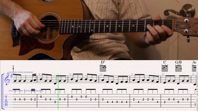 How to Play Irish Washerwoman on Guitar with TAB смотреть онлайн