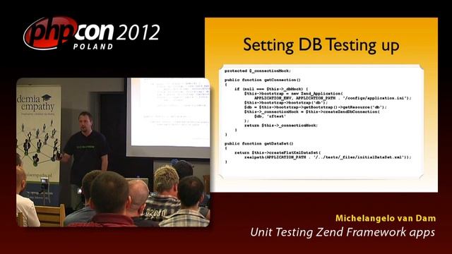 Michelangelo van Dam: Unit Testing Zend Framework apps смотреть онлайн
