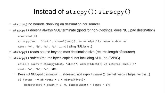 Making C Less Dangerous in the Linux kernel смотреть онлайн