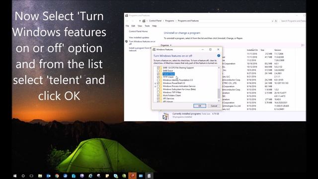 How to enable the Telnet Client service in Windows 10 | Install Telnet on windows смотреть онлайн