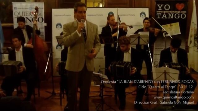 LA JUAN D´ARIENZO con Fernando Rodas - "Quiero verte una ve mas" en "Quiero al Tango" смотреть онлайн