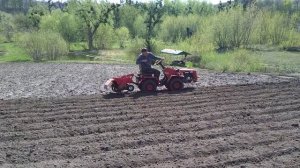 МТЗ 132Н работа фрезой