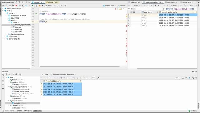 PostgreSQL - Working with Timezones смотреть онлайн